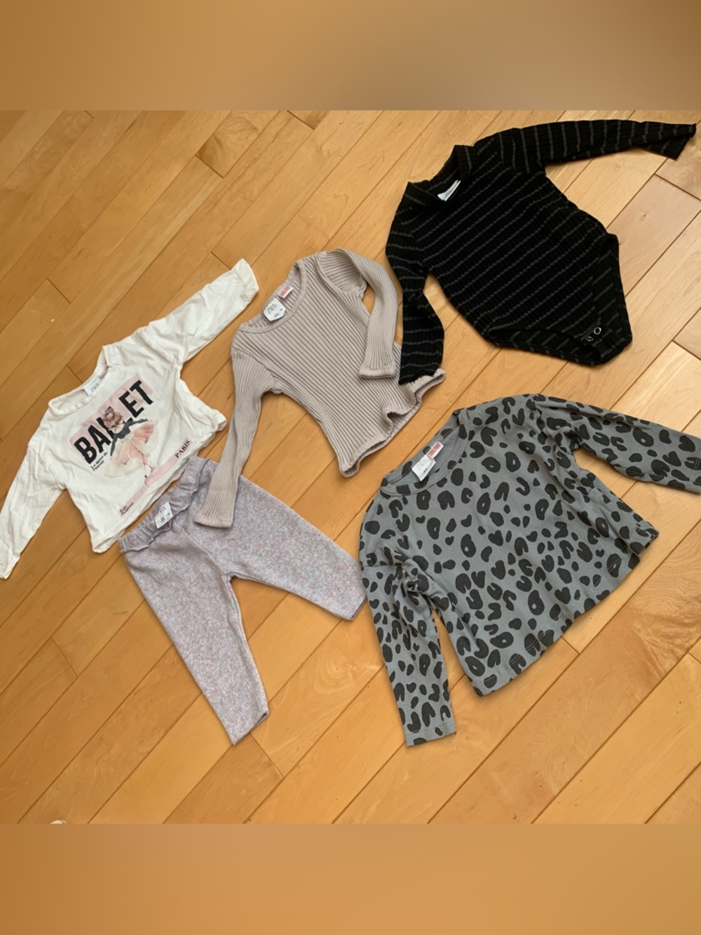 Zara infant girl 6-9 mo lot of 5